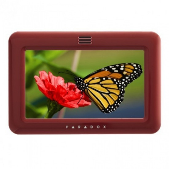 PARADOX FPLATE Цветен лицев панел за клавиатура TM50, червен