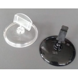 Малка кръгла основа и малък картодържател, черни Малка кръгла основа и малък картодържател, черни