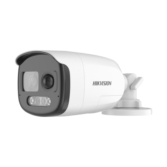HD-TVI корпусна Ultra-Low Light алармена камера за видеонаблюдение с ColorVu технология Hikvision DS-2CE12DF3TPIRXOS