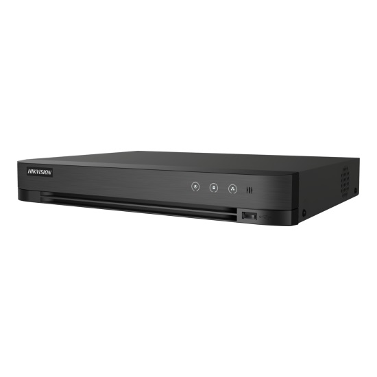 4-канален пентабриден цифров рекордер за видеонаблюдение HIKVISION iDS-7204HUHIM1/S(С)