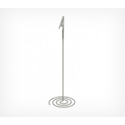 Метална стойка за цена със спирална основа Метална стойка за цена със спирална основа