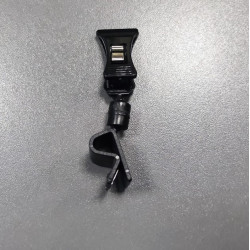 Щипка за тавички без рамо, ябълковидна става и малка щипка, черна Щипка за тавички без рамо, ябълковидна става и малка щипка, черна