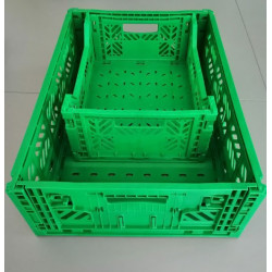 Пластмасова сгъваема касетка, 40х30х14см, черна