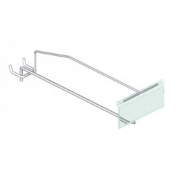 Метална двойна кука за перфорирани гърбове 15 см 