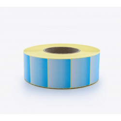 Цветни самозалепващи етикети на ролка, преливащо синьо, 58x43 mm, 3000 етикета Цветни самозалепващи етикети на ролка, преливащо синьо, 58x43 mm, 3000 етикета