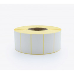 Бели самозалепващи етикети на ролка, 68x38 mm, 4000 етикета Бели самозалепващи етикети на ролка, 68x38 mm, 4000 етикета