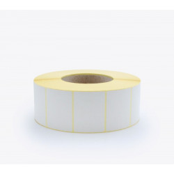 Бели самозалепващи етикети на ролка, 58x43 mm, 3000 етикета Бели самозалепващи етикети на ролка, 58x43 mm, 3000 етикета