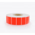Самозалепващи етикети на ролка, сигнално червено, 50x30 mm, 4000 етикета