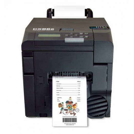Цветен принтер за несамозалепващи етикети и тагове DTM CX86e